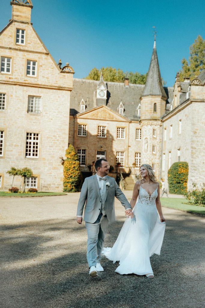Hochzeitsfotograf Harsewinkel Schloss Hochzeit Brautpaar Location